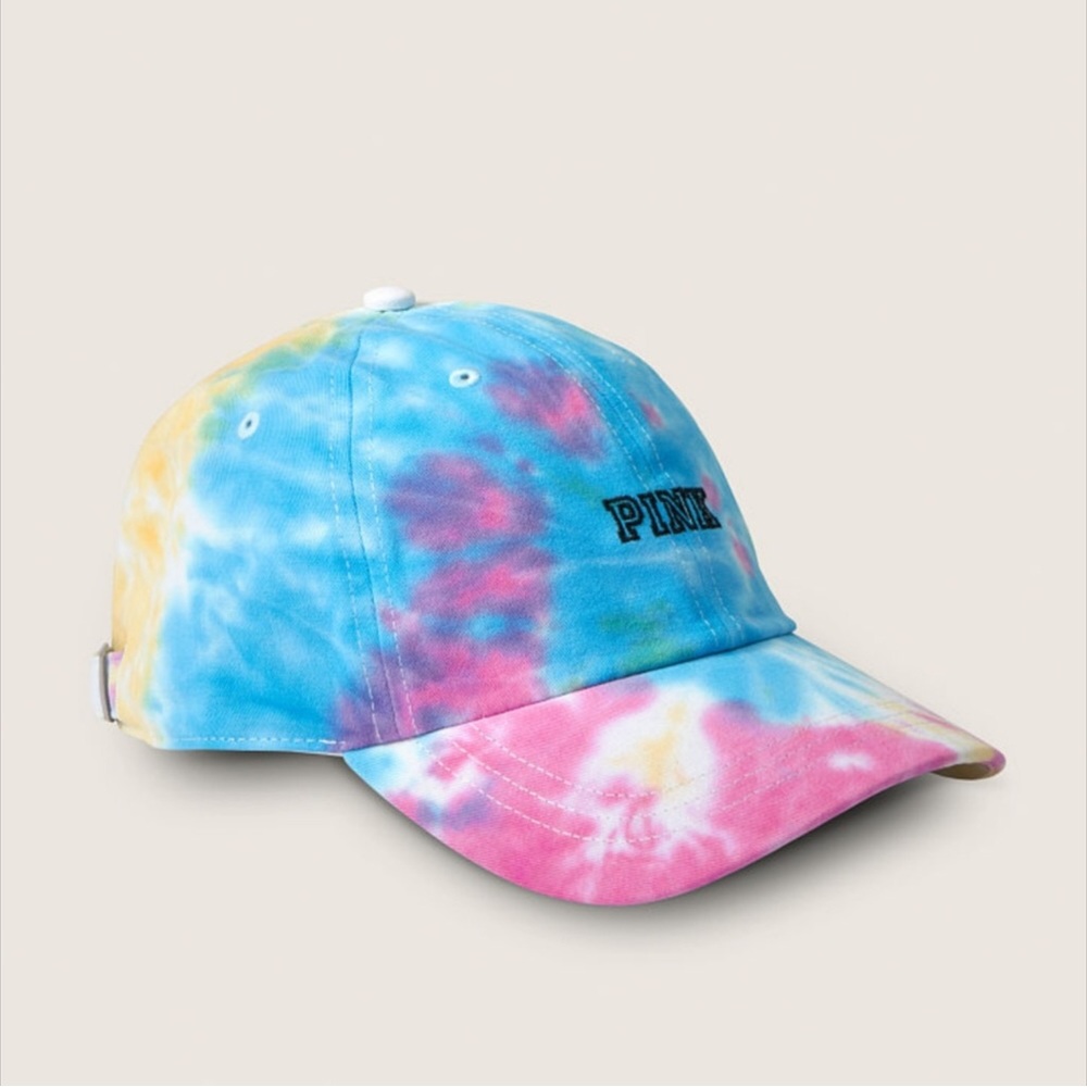 New VS Pink Tie Dye Hat Rare beautiful one size
